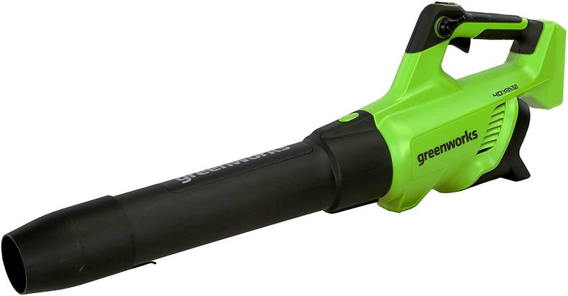 Greenworks منفاخ أوراق محوري لاسلكي Greenworks 40V (120 ميل في الساعة / 500 قدم مكعب في الدقيقة / 75+ أدوات متوافقة) ، أداة فقط - Image 1